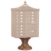 Salsbury Industries Cluster Mailbox Short Decorative Pedestal, Bronze