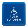 Bea- Activation Plate, White Handicap Logo, 4-3/4 Inches, Square Shaped