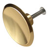 Strybuc 1-3/4 In Die Cast Wood Closet Door Knob W/ Screw (Brass) (40-Case)