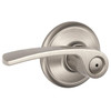 Schlage Merano F Series Lever, Privacy, Grade Aaa, Satin Nickel