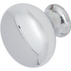 Seasons 1.25 In. Round Chrome Cabinet Knob, 5-Pack