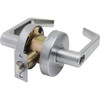 Accentra Interchangeable Core Cylindrical Storeroom Lever Lock, Satin Chrome
