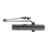 Lcn Surface Door Closer, Stop Arm, Aluminum/689 Finish, Sized 1-6