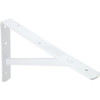 Shelf Bracket 12 X 8" Heavy Duty White
