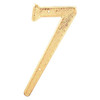 4" Brass Number 7, Package Of 2