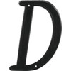 4" Black Letter D, Package Of 2
