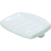 White Porcelain Soap Holder Concealed Screw Mount