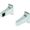 5/8" Exposed Screw Mount Towel Bar Brackets In Chrome