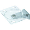 Exposed Screw Wall Mounted Soap Holder In Plastic/Chrome