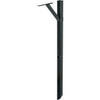 Gibraltar Mailboxes Steel Drive Post Kit In Black