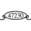 Gibraltar Mailboxes Reflective Address Number Plaque Self Adhesive And Hardware