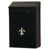 Gibraltar Mailboxes City Classic Steel Vertical Wall Mount Mailbox In Black