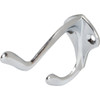 .75 X 3 In. Toilet Partition Door Hook (Chrome) (2-Pack)