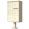 Florence Mfg Vital Cluster Box Unit, 8 Mailboxes + 4 Parcel Lockers, Sand Stone