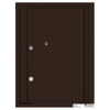 Florence Mfg Versatile 4c Mailbox, 6 High Suite, 1-Parcel Locker, Brown
