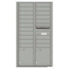 Florence Mfg Versatile 4c, Max Height Suite 20 Mailboxes, 2 Parcel Lockers, 1 Outgoing Silver