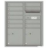 Florence Mfg Versatile Silver, Ada Max Height Suite, 10 Mailboxes 2 Parcel Lockers 1 Outgoing