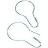 Chrome Shower Curtain Rings 24pk