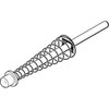 5-5/8" - 1/4" Diameter Wardrobe Bi-Fold Top Guide, Package Of 2