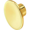 1-1/2" Bi-Fold Door Knob Brass, Package Of 5