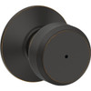 Schlage Bowery F Series Knob, Privacy, Grade Aaa, Aged Bronze