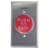 Locknetics Security Adjust Delay Push Button 1-5/8" Red