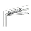 Lcn Concealed Overhead Closer Cylinder Size 4, Fits Interior Doors Size 3'2"