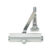 Norton Door Controls Surface Door Closer Hold Open Adjustable Size 3-6, Aluminum