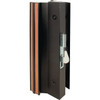 Sliding Glass Door Handle Black Hook Style Surface Mounted 4-15/16" Hole Centers