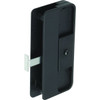 3-1/4 In Plastic Sliding Screen Door Latch And Pull (Black)