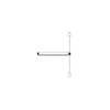 Adams Rite Grade 1 Surface Vertical Rod Device Satin Aluminum For Glass Doors