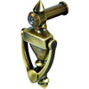 115-Degree 1/2-Inch Diameter Fire-Rated Glass Lens Door Viewer Knocker In Antique Brass