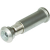 115-Degree 1/2-Inch Diameter Fire-Rated Glass Lens Door Viewer In Satin Nickel