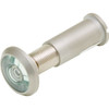 130-Degree 9/16-Inch Diameter Fire-Rated Glass Lens Door Viewer In Satin Nickel