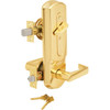 Schlage Cs210 Interconnected Lock, 2.375/2.75" Backset, 1.375 To 2" Thk Door, Grade 2, Bright Brass