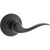 Kwikset Tustin Matte Black Right-Hand Dummy Door Lever
