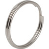 Lucky Line 1" Split Key Ring , Nickel-Plated , Tempered Steel , Package Of 10