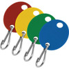 Lucky Line Colored Oval Key Id Tags Package Of 20