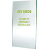 Replacement Glass For Emergency Key Box (Aluminum)
