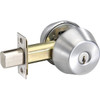 Accentra Grade 2 Double Cylinder Deadbolt, Satin Chrome Keyway