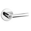 Kwikset Milan Polished Chrome Keyed Entry Door Lever with SmartKey Security
