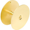 2-5/8 In Steel Deadbolt Hole Cover (Brass)