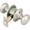 Schlage Plymouth F Series Knob, Passage, Grade Aaa, Die Cast Zinc, Satin Nickel