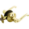 Schlage Flair F Series Lever, Passage, Grade Aaa, Bright Brass