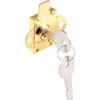 Mailbox Lock, 1/2" Bolt, Brass-Plated