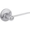 Kwikset Palmina Satin Chrome Bed/Bath Privacy Door Lever