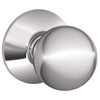 Schlage F-Series Lock F10 Passage Orbit Knob Style (Bright Chrome)