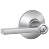 Schlage F-Series Lock F40 Privacy Lever Latitude Lever (Satin Chrome)