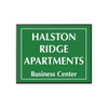 Front Engraved Sign, Green, 10 X 8