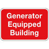 Sign Generator Equipped Building 18x12"